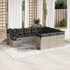 vidaXL Garden Sofa Set Light Grey, Dark Grey