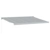 vidaXL Retractable Awning Anthracite and White