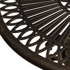 vidaXL Bistro Set Bronze Cast Aluminum Medium Durable Bistro Set