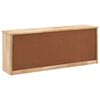 vidaXL Shoe Organizer Natural Solid walnut wood Medium Storage