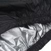 vidaXL Motorcycle Cover Black 104.3"x41.3"x49.2" 210D Oxford