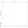 vidaXL Retractable Awning Burgundy