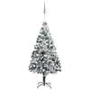 vidaXL Artificial Christmas Tree Green PVC 6.9 ft tall