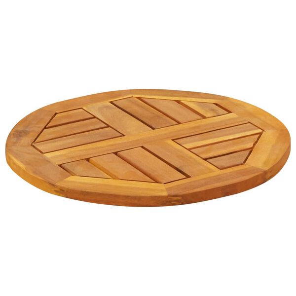 vidaXL Table Top Natural Solid Acacia wood Medium Durable Table Top