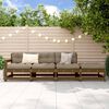 vidaXL Garden Lounge Set Honey Brown Solid Pine Wood, Plywood Medium