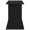 vidaXL Aquarium Stand Black Oak 39.8x16.1x22.8" Engineered Wood
