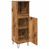 vidaXL Bathroom Cabinet Old wood Engineered wood, iron Tall