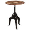 vidaXL Bar Table Multicolor top, Black frame