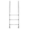 vidaXL Pool Ladder 21.3x15.0x62.2" 304 Stainless Steel