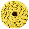 vidaXL Boat Rope Yellow 0.47 " 328.1 ' Polypropylene
