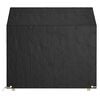 vidaXL Garden Bench Cover Set of 2 Black Polyethylene
