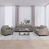 vidaXL Sofa Set Taupe Fabric (100% polyester), Metal, Textilene, Plywood