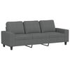vidaXL Sofa Set Dark Grey Fabric (100% polyester), metal, textilene, plywood