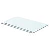 vidaXL Glass Panel Set of 2 Clear Tempered glass 23.6 x 11.8 in