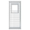vidaXL Gabion Basket Posts/Planters 2 pcs Steel 19.7"x19.7"x47.2"