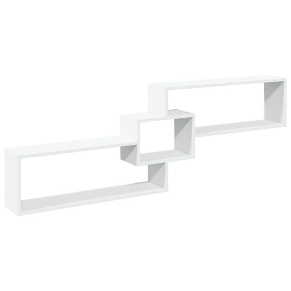 vidaXL Wall Cabinet White Engineered wood Medium Wall Cabinet