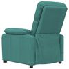 vidaXL Massage Recliner Dark Green Fabric