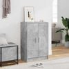 vidaXL Shoe Cabinet Concrete grey Engineered wood Standard Shoe Cabinet
