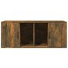 vidaXL TV Cabinet Smoked oak Engineered Wood 39.4 in × 13.8 in × 15.7 in