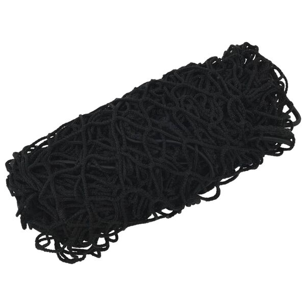 vidaXL Trailer Net with Elastic Rope Black 19.7x9.8' PP