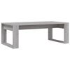 vidaXL Coffee Table Gray Sonoma Engineered Wood 40.2 x 19.7 x 13.8 in