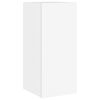 vidaXL TV Wall Unit White Engineered Wood Medium TV Wall Unit