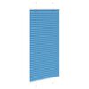 vidaXL Pleated Blind Blue 100% Polyester 23.6x39.4 in
