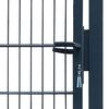 vidaXL 2D Fence Gate (Single) Anthracite Grey 39.4x47.2"