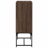 vidaXL Side Cabinet Brown Oak Engineered Wood 27.2x14.6x39.4 in