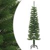 vidaXL Christmas Tree Green Polyethylene Slim Durable Christmas Tree