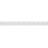 vidaXL Wire Mesh Fence with Spike Anchors Anthracite 5.9x82.0'