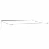 vidaXL Retractable Awning White 196.85" x 118.11" Fabric and Metal