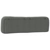 vidaXL Headboard Cushion Dark grey 100% Polyester 72 in King