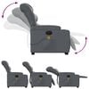 vidaXL Electric Stand Up Massage Recliner Chair Gray