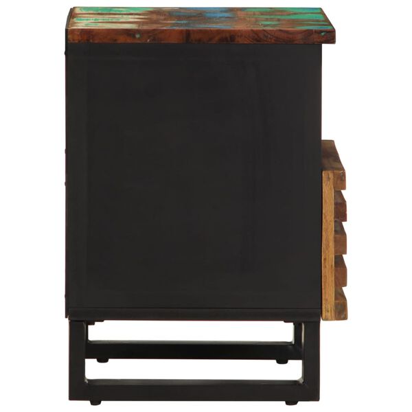 vidaXL Bedside Cabinet Multicolor