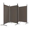vidaXL 4-Panel Room Divider Anthracite 136.2"x70.9" Fabric