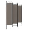 vidaXL 6-Panel Room Divider Anthracite 94.5"x86.6" Fabric
