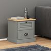 vidaXL Bedside Cabinet Grey