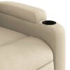 vidaXL Stand Up Massage Recliner Chair Cream