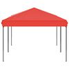 vidaXL Party Tent Red 210D oxford fabric; steel 10x20 ft Foldable