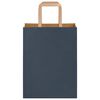 vidaXL Paper Bags 50 pcs with Handles Blue 21x11x28 cm