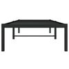 vidaXL Metal Bed Frame without Mattress Black 29.5"x74.8"