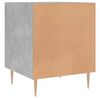vidaXL Bedside Cabinet Set of 2 Concrete Grey Engineered wood
