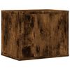 vidaXL Desk Organiser Smoked Oak 14.2x10.2x11.6" Engineered wood