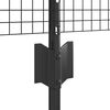 vidaXL Fence and Post Grey 1.64 x 82.02 ft Steel