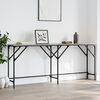 vidaXL Console Table Grey Sonoma Engineered wood Narrow Adjustable Feet