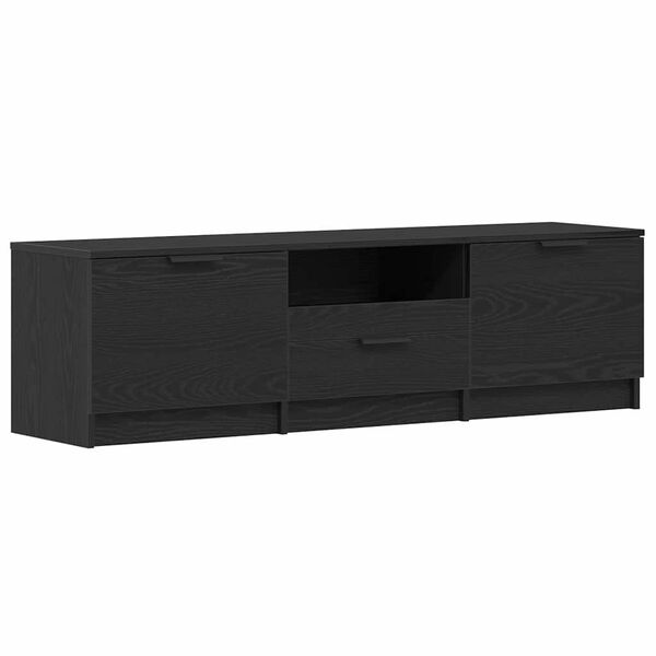 vidaXL TV Cabinet with Drawer 55.12 x 13.78 x 15.75 in Engineered Wood