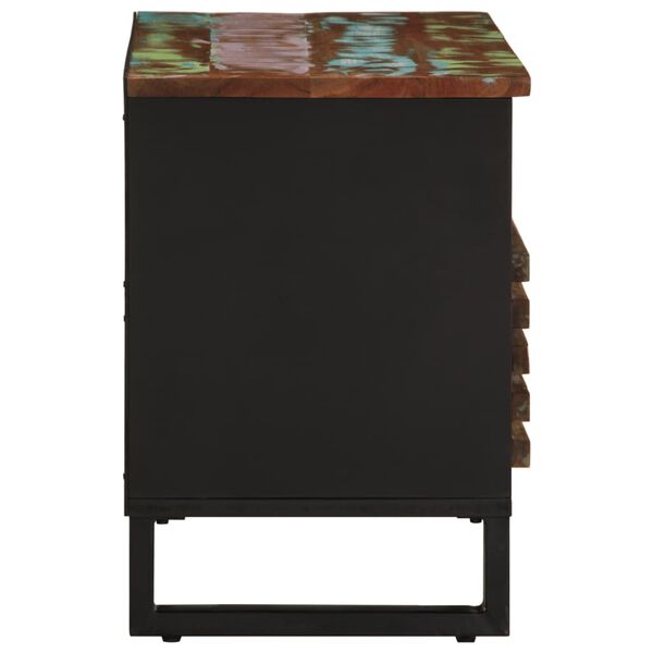 vidaXL TV Cabinet Reclaimed wood finish Solid Acacia wood Medium