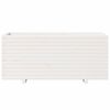vidaXL Garden Planter White Solid Pine Wood Large Decorative Inlays