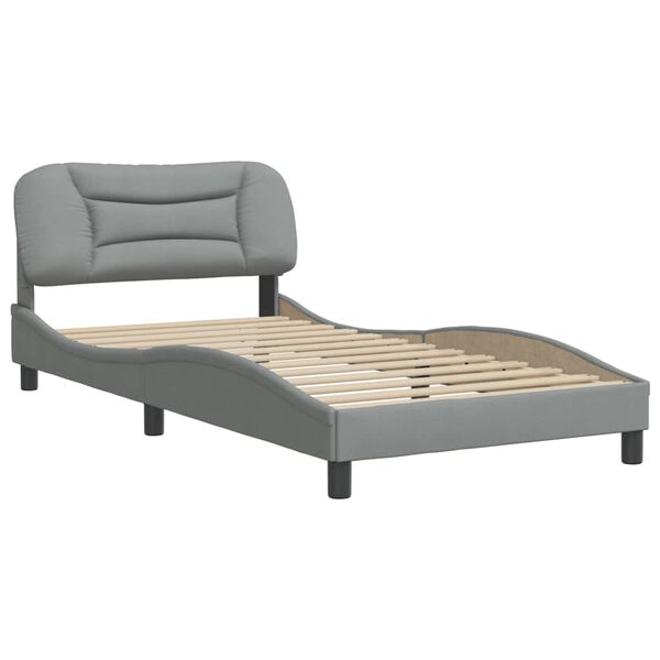 vidaXL Bed Frame Light grey